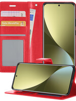 LUQ LUQ Xiaomi 12 Hoesje Bookcase - Rood