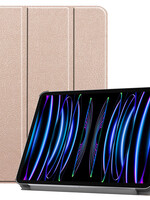 LUQ LUQ iPad Pro 11 inch (2021) Hoesje Bookcase - Goud