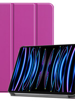 LUQ LUQ iPad Pro 11 inch (2021) Hoesje Bookcase - Paars