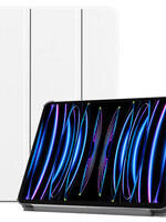 LUQ LUQ iPad Pro 11 inch (2021) Hoesje Bookcase - Wit