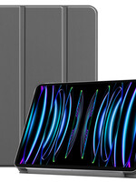 LUQ LUQ iPad Pro 11 inch (2021) Hoesje Bookcase - Grijs