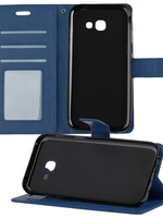 LUQ LUQ Samsung Galaxy A5 2017 Hoesje Bookcase - Donkerblauw
