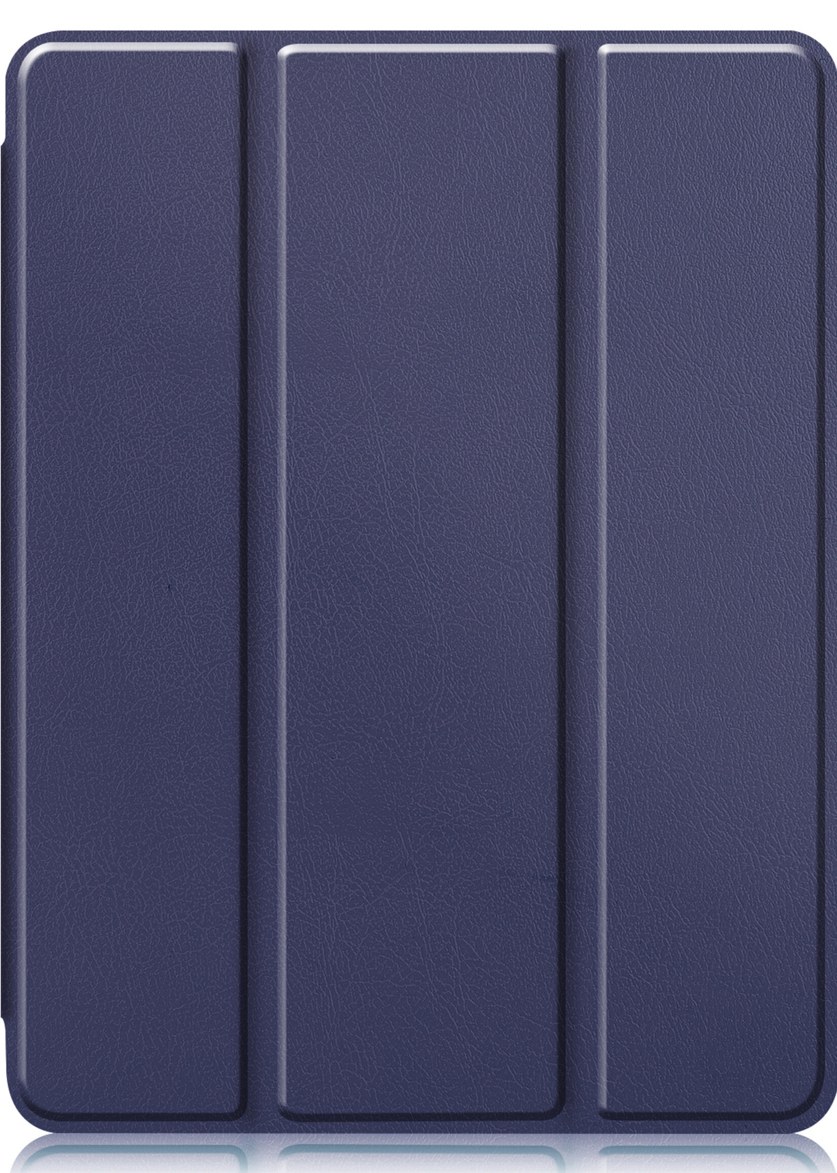 LUQ LUQ iPad Pro 12.9 inch (2022) Hoesje Met Apple Pencilhouder - Donkerblauw