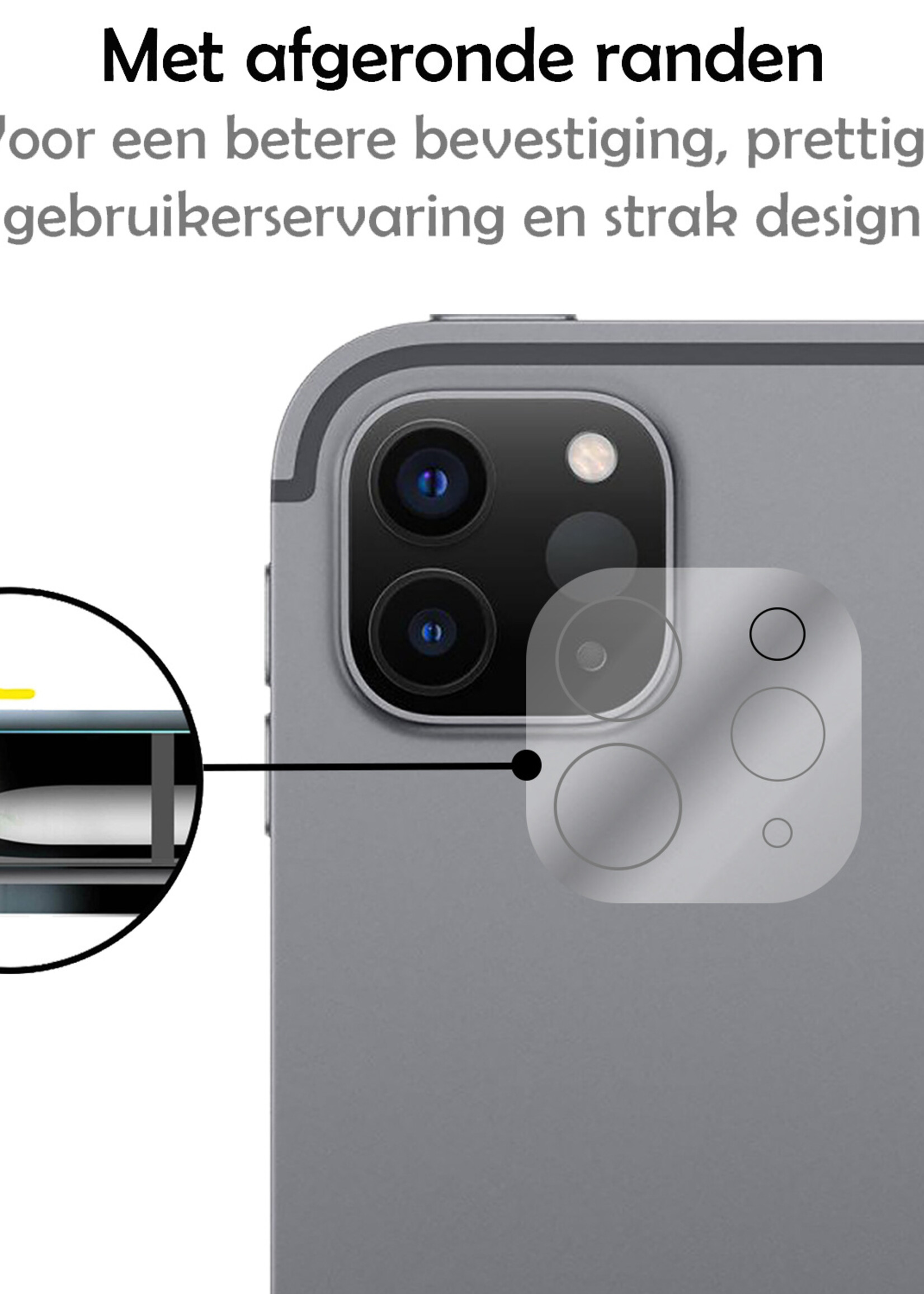 LUQ LUQ iPad Pro 11 inch (2022) Camera Screenprotector - 2 PACK