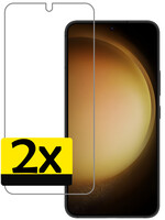 LUQ LUQ Samsung Galaxy S23 Screenprotector Glas - 2 PACK
