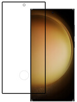 LUQ LUQ Samsung Galaxy S23 Ultra Screenprotector Glas Full Cover