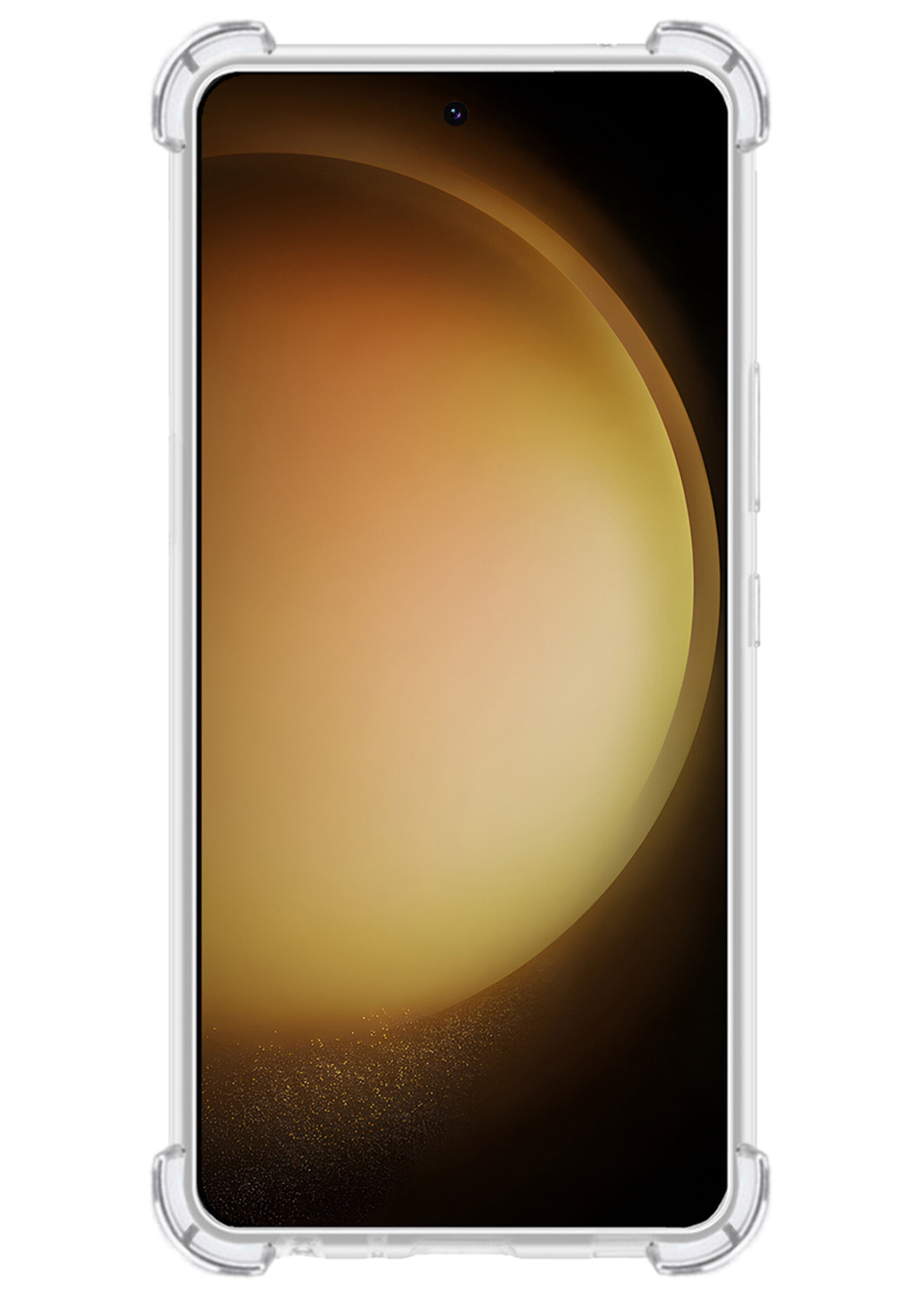 LUQ Hoesje Geschikt voor Samsung S23 Plus Hoesje Case Pashouder Cover Siliconen - Hoes Geschikt voor Samsung Galaxy S23 Plus Hoesje Met Kaarthouder - Transparant