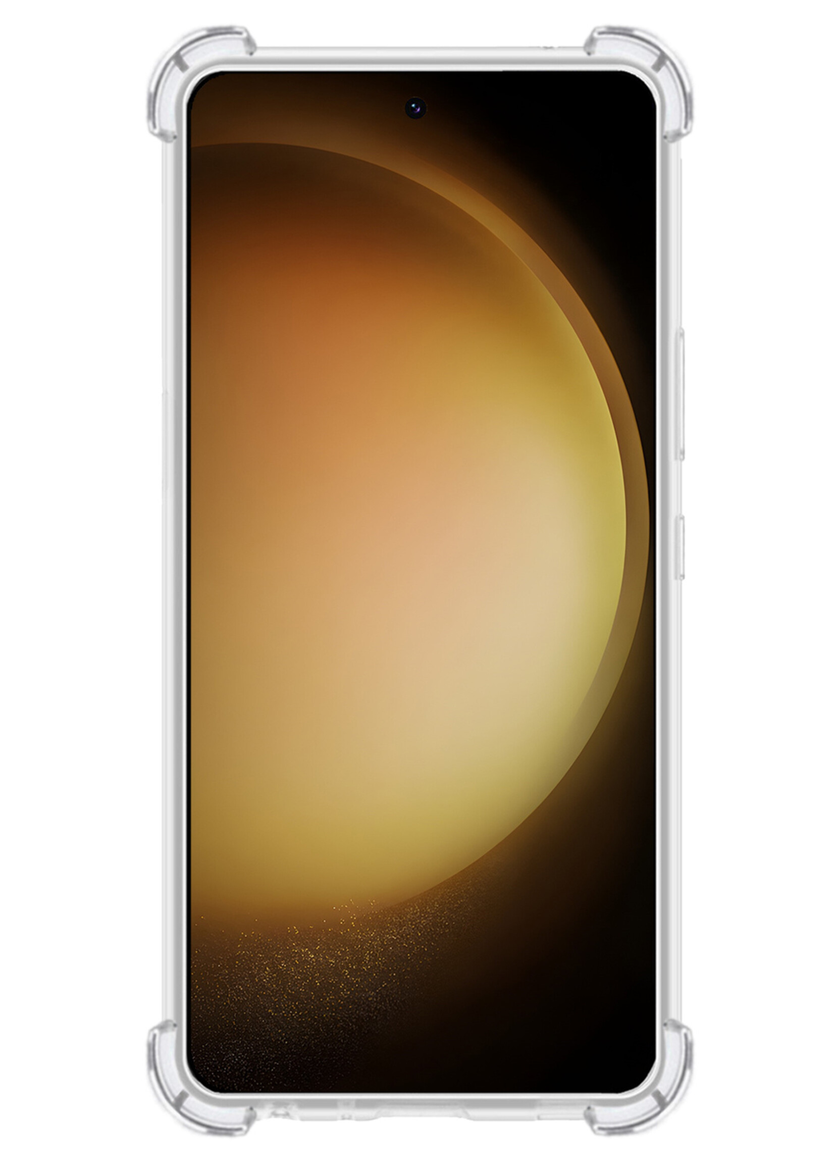 LUQ Hoesje Geschikt voor Samsung S23 Plus Hoesje Shockproof Case Siliconen - Hoes Geschikt voor Samsung Galaxy S23 Plus Hoes Cover Siliconen - Transparant