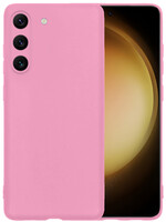 LUQ LUQ Samsung Galaxy S23 Plus Hoesje Siliconen - Lichtroze