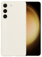 LUQ LUQ Samsung Galaxy S23 Plus Hoesje Siliconen - Wit