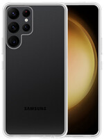 LUQ LUQ Samsung Galaxy S23 Ultra Hoesje Siliconen - Transparant