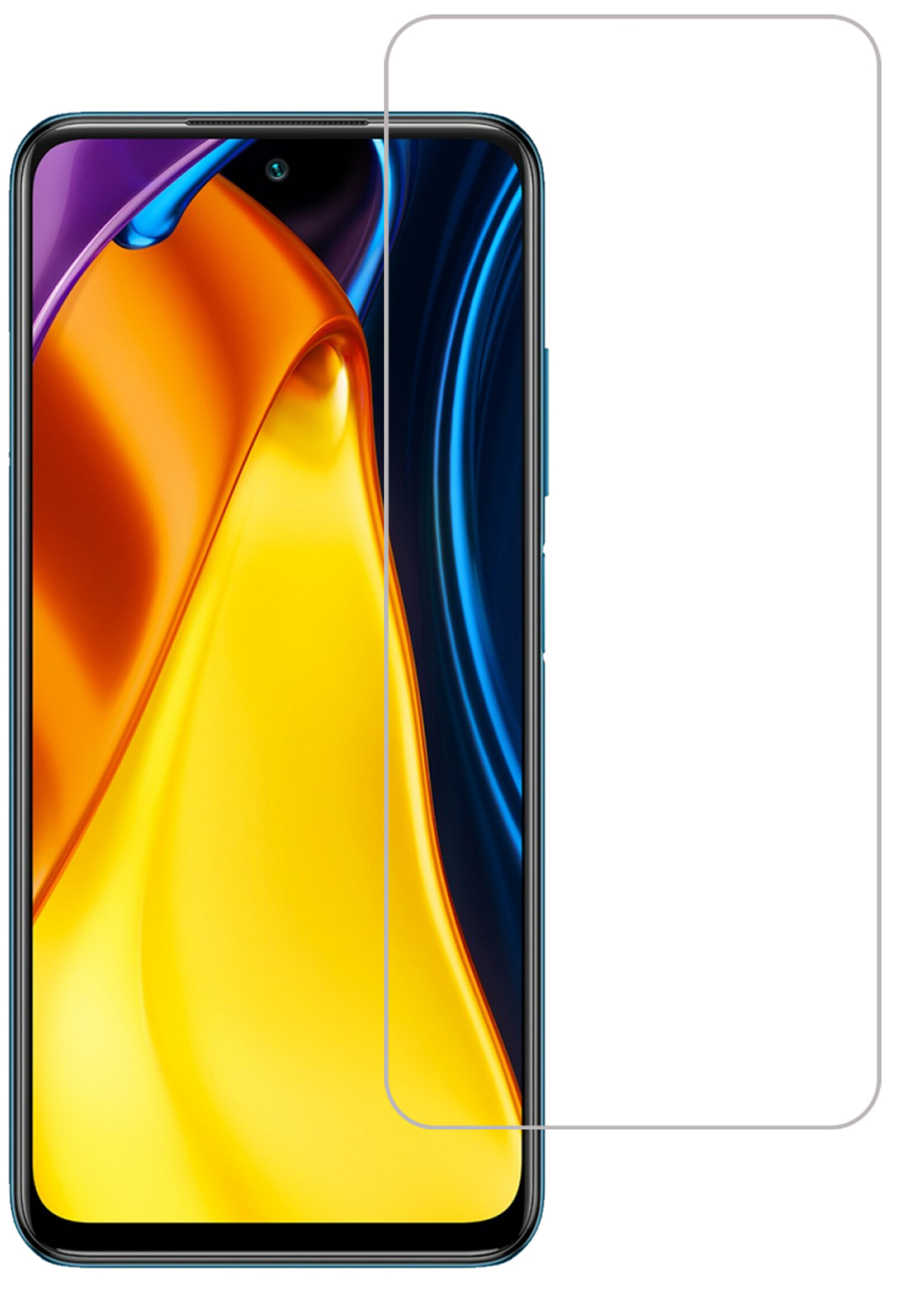 LUQ Screenprotector Geschikt voor Poco M3 Pro Screenprotector Beschermglas Gehard Glas - Screenprotector Geschikt voor Xiaomi Poco M3 Pro Screenprotector Glas