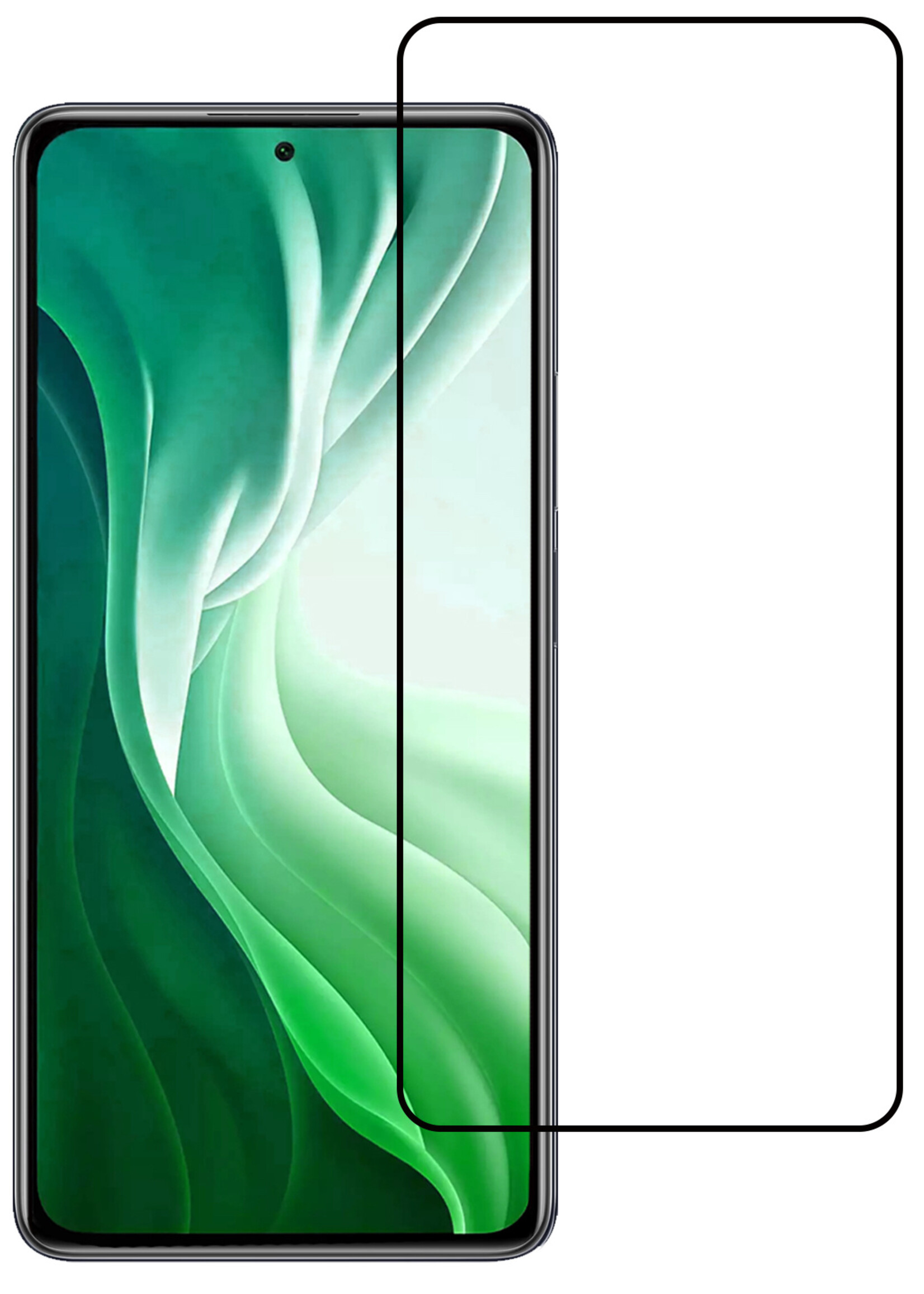 LUQ Screenprotector Geschikt voor Xiaomi 11T Screenprotector Beschermglas Gehard Glas - Screenprotector Geschikt voor Xiaomi 11T Screenprotector Glas