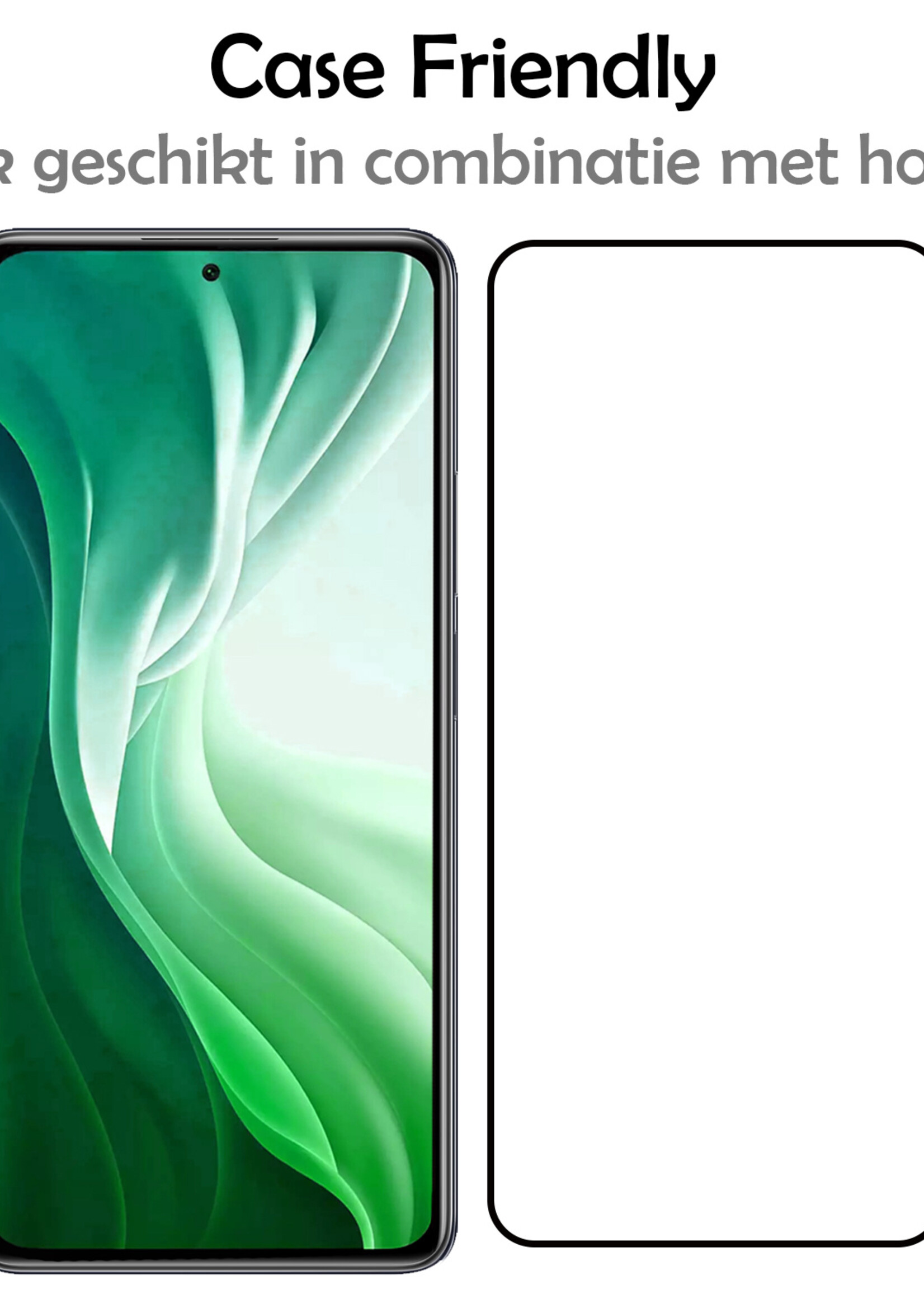 LUQ Screenprotector Geschikt voor Poco F3 Screenprotector Beschermglas Gehard Glas - Screenprotector Geschikt voor Xiaomi Poco F3 Screenprotector Glas