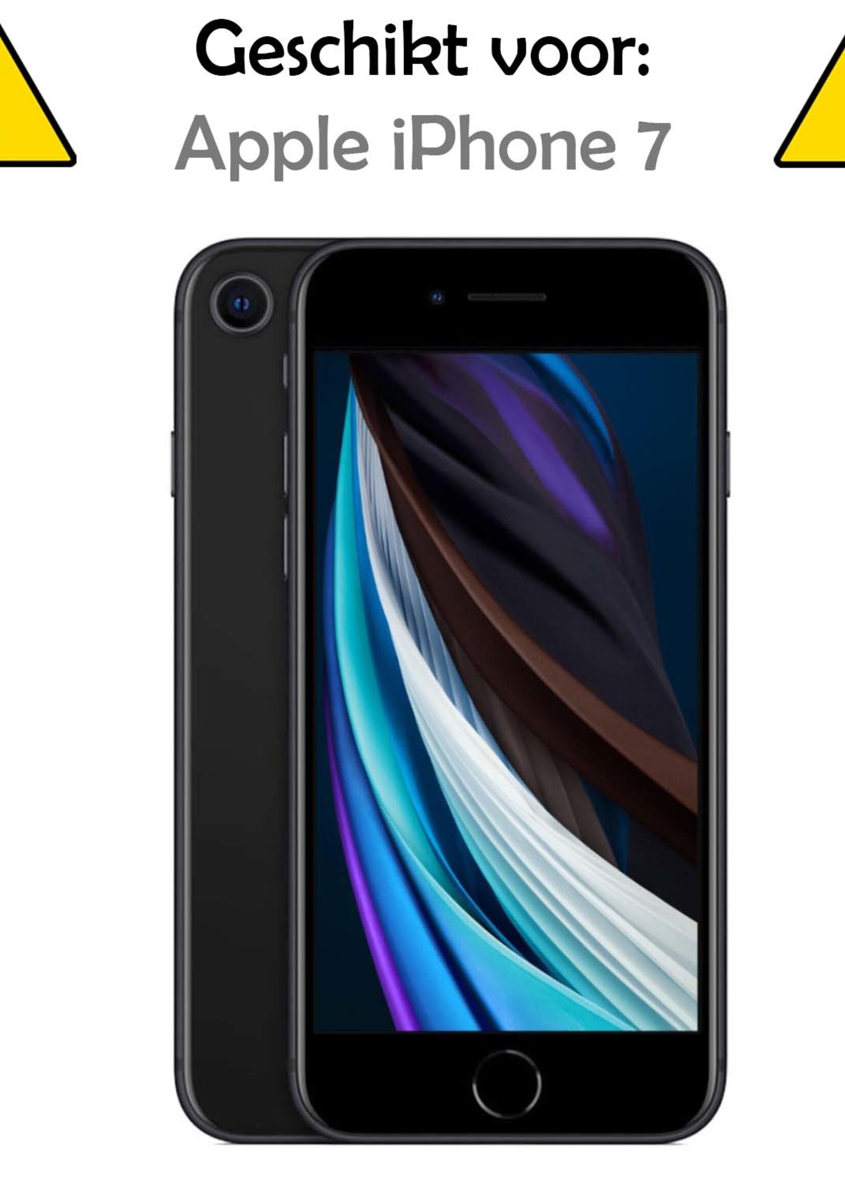 LUQ Screenprotector Geschikt voor iPhone 7 Privacy Screenprotector Bescherm Glas - Privacy Screenprotector Geschikt voor iPhone 7 Screenprotector Glas - 2 Stuks