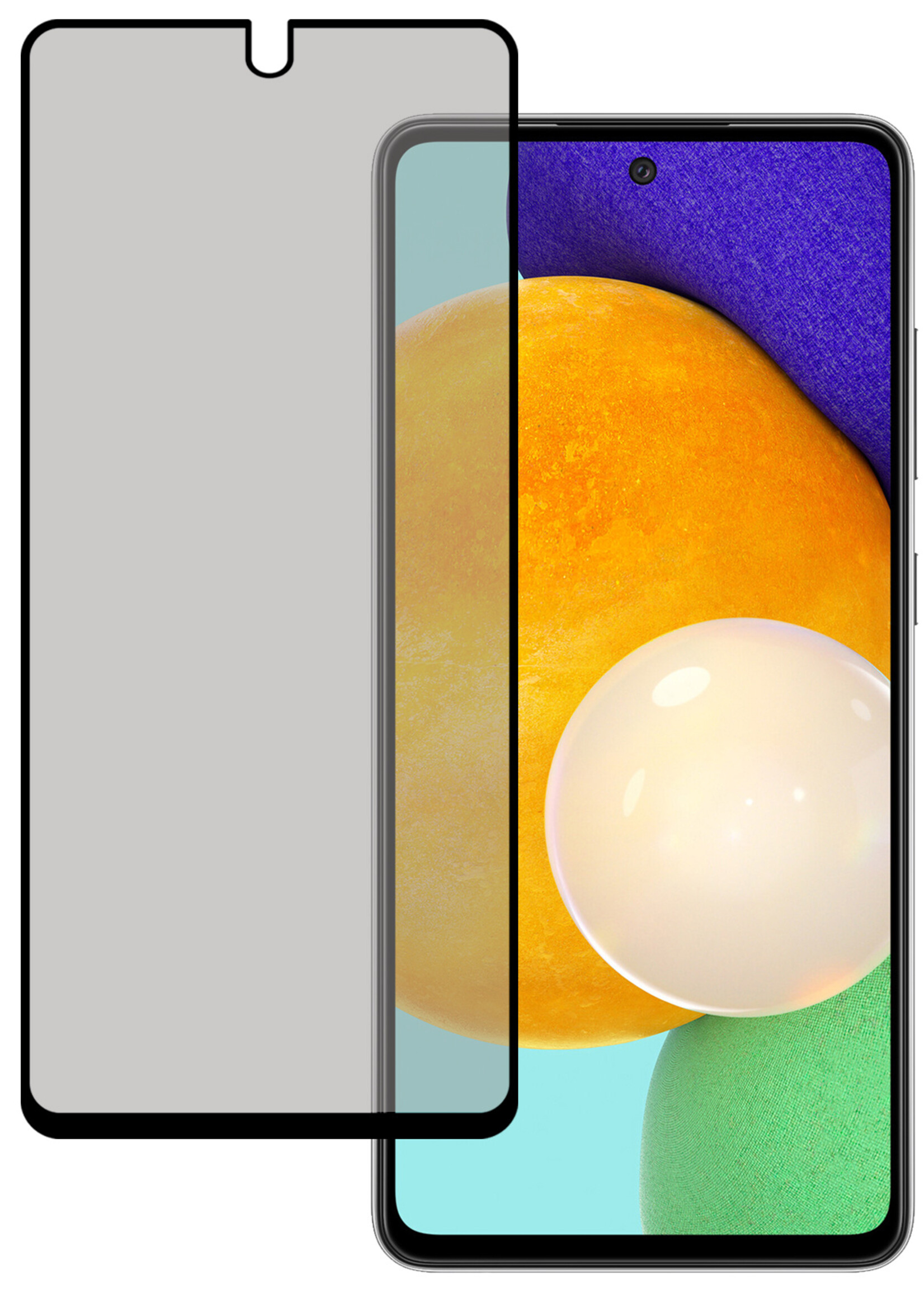LUQ Screenprotector Geschikt voor Samsung A52 Privacy Screenprotector Bescherm Glas - Privacy Screenprotector Geschikt voor Samsung Galaxy A52 Screenprotector Glas