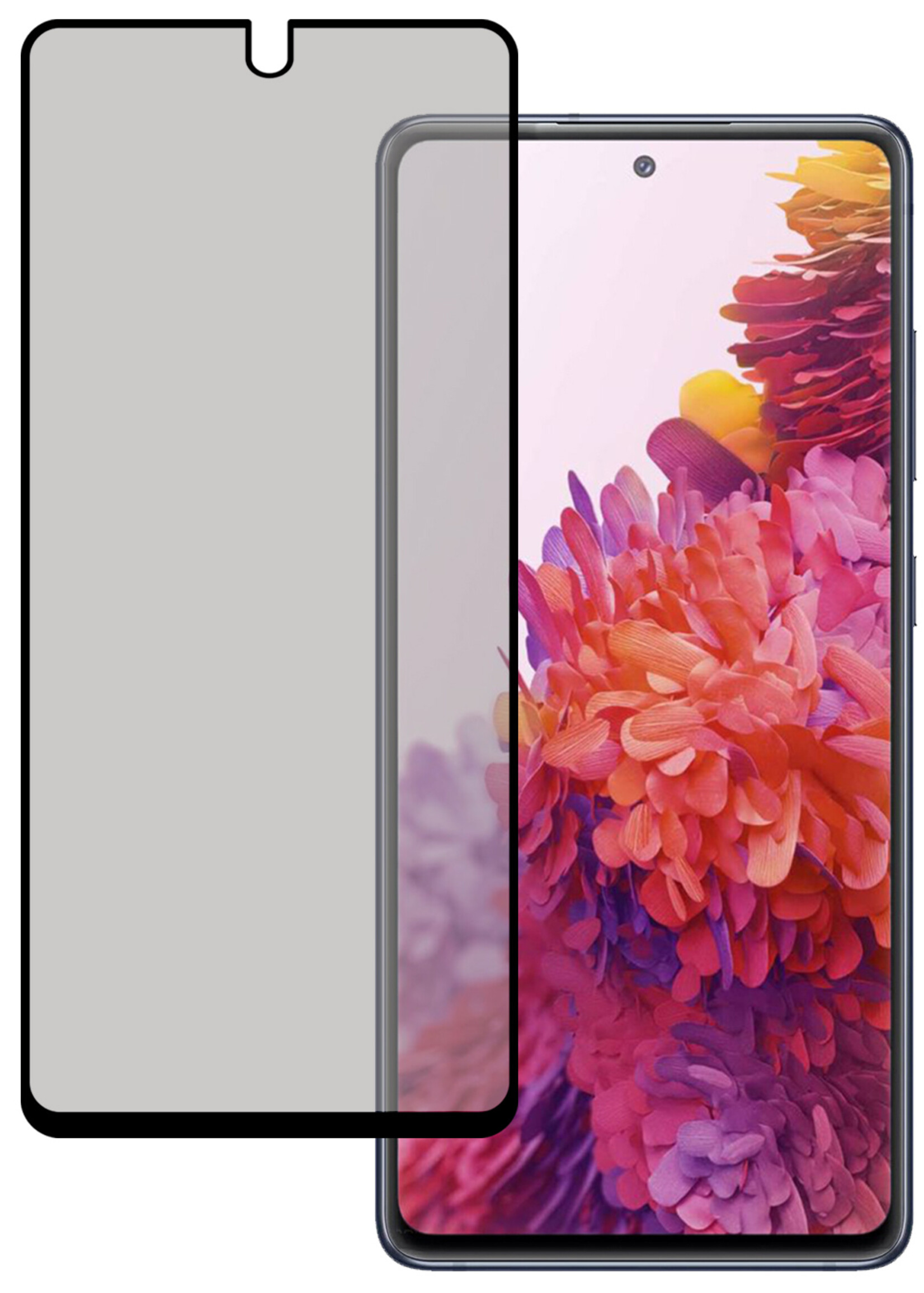 LUQ Screenprotector Geschikt voor Samsung S20 FE Privacy Screenprotector Bescherm Glas - Privacy Screenprotector Geschikt voor Samsung Galaxy S20 FE Screenprotector Glas