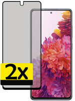 LUQ LUQ Samsung Galaxy S20FE Screenprotector Glas Privacy - 2 PACK