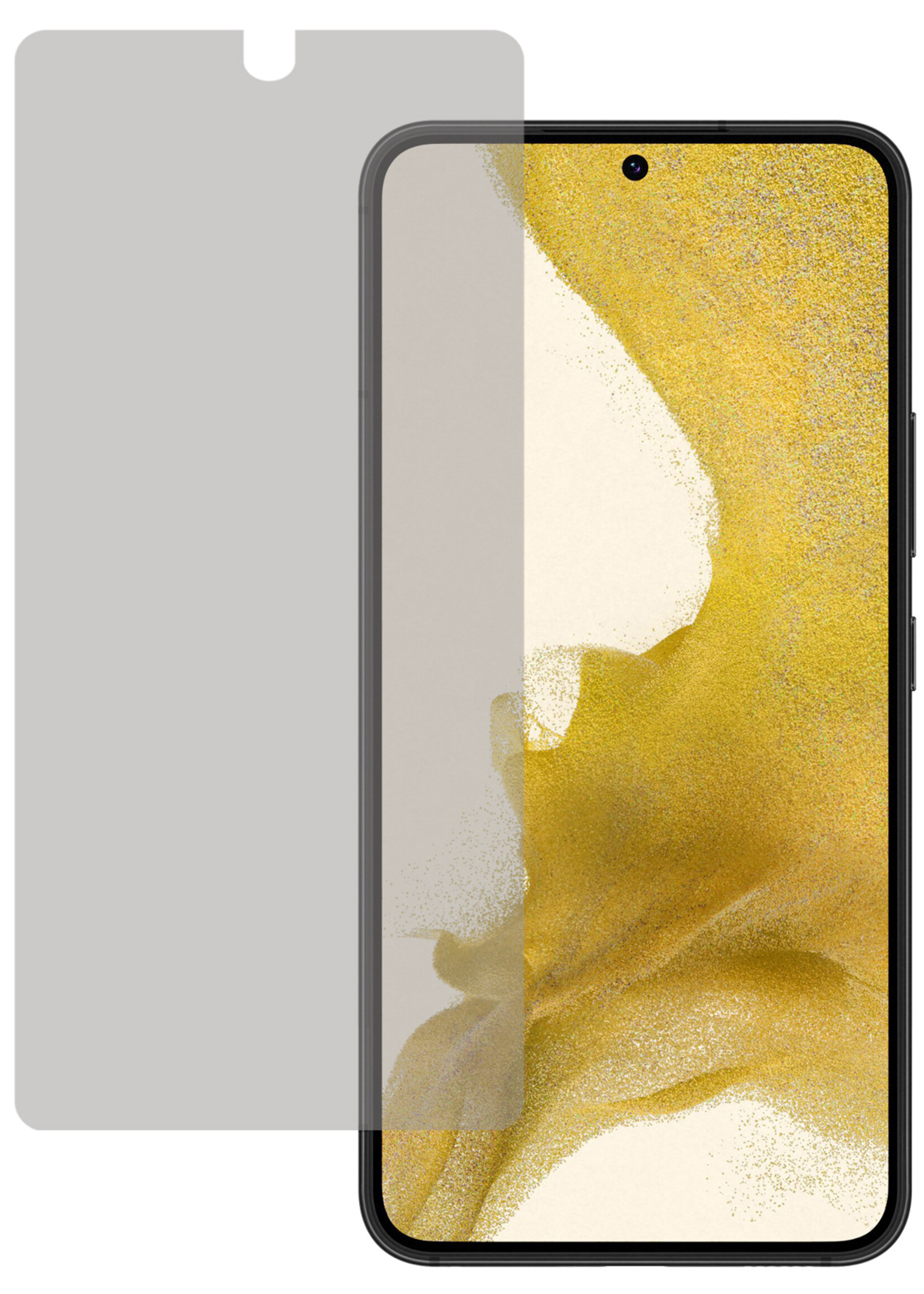 LUQ Screenprotector Geschikt voor Samsung S22 Privacy Screenprotector Bescherm Glas - Privacy Screenprotector Geschikt voor Samsung Galaxy S22 Screenprotector Glas