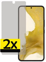 LUQ LUQ Samsung Galaxy S22 Screenprotector Glas Privacy - 2 PACK