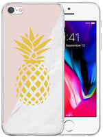 LUQ LUQ iPhone 7 Hoesje Siliconen - Ananas