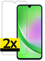 LUQ LUQ Samsung Galaxy A34 Screenprotector Glas - 2 PACK