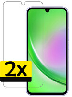 LUQ Samsung Galaxy A34 Screenprotector Glas - 2 PACK
