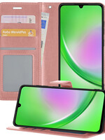 LUQ LUQ Samsung Galaxy A34 Hoesje Bookcase - Rose Goud