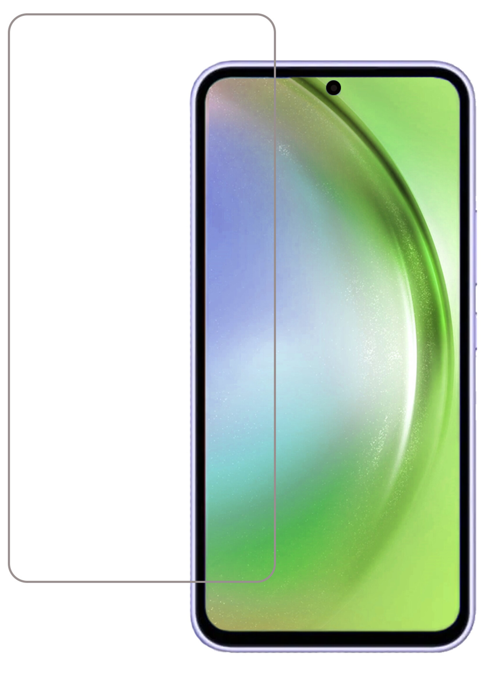 LUQ Screenprotector Geschikt voor Samsung A54 Screenprotector Beschermglas Gehard Glas - Screenprotector Geschikt voor Samsung Galaxy A54 Screenprotector Glas