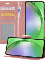 LUQ LUQ Samsung Galaxy A54 Hoesje Bookcase - Rose Goud