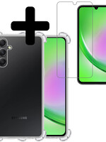 LUQ LUQ Samsung Galaxy A34 Hoesje Shockproof Met Screenprotector