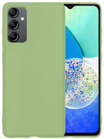 LUQ Samsung Galaxy A14 Hoesje Siliconen - Groen