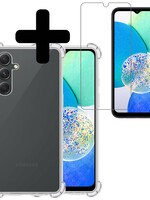 LUQ LUQ Samsung Galaxy A14 Hoesje Shockproof Met Screenprotector