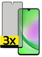 LUQ LUQ Samsung Galaxy A34 Screenprotector Glas Privacy - 3 PACK