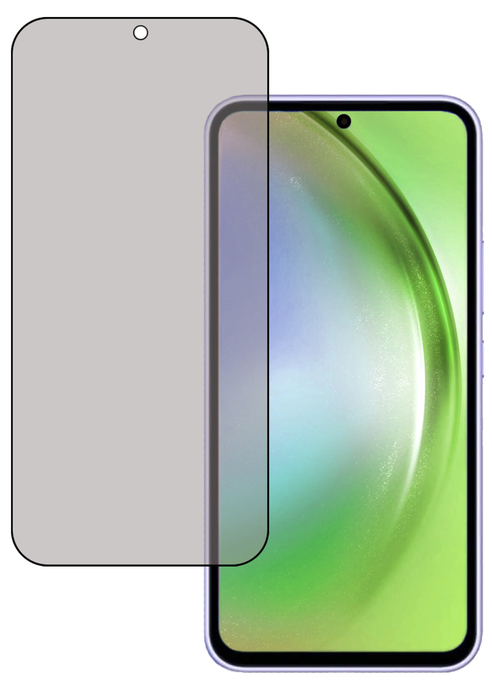 LUQ Screenprotector Geschikt voor Samsung A54 Privacy Screenprotector Bescherm Glas - Privacy Screenprotector Geschikt voor Samsung Galaxy A54 Screenprotector Glas