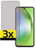 LUQ LUQ Samsung Galaxy A54 Screenprotector Glas Privacy - 3 PACK
