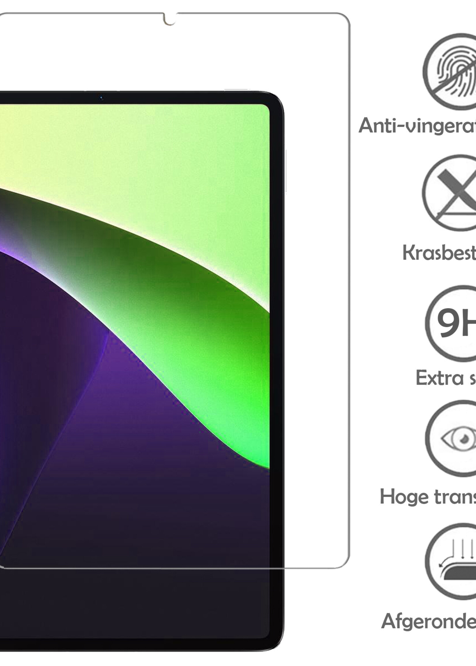 LUQ Screenprotector Geschikt voor Xiaomi Pad 5 Screenprotector Bescherm Glas Tempered Glass Screen Protector - Screen Protector Geschikt voor Xiaomi Pad 5 Screenprotector - 2 Stuks