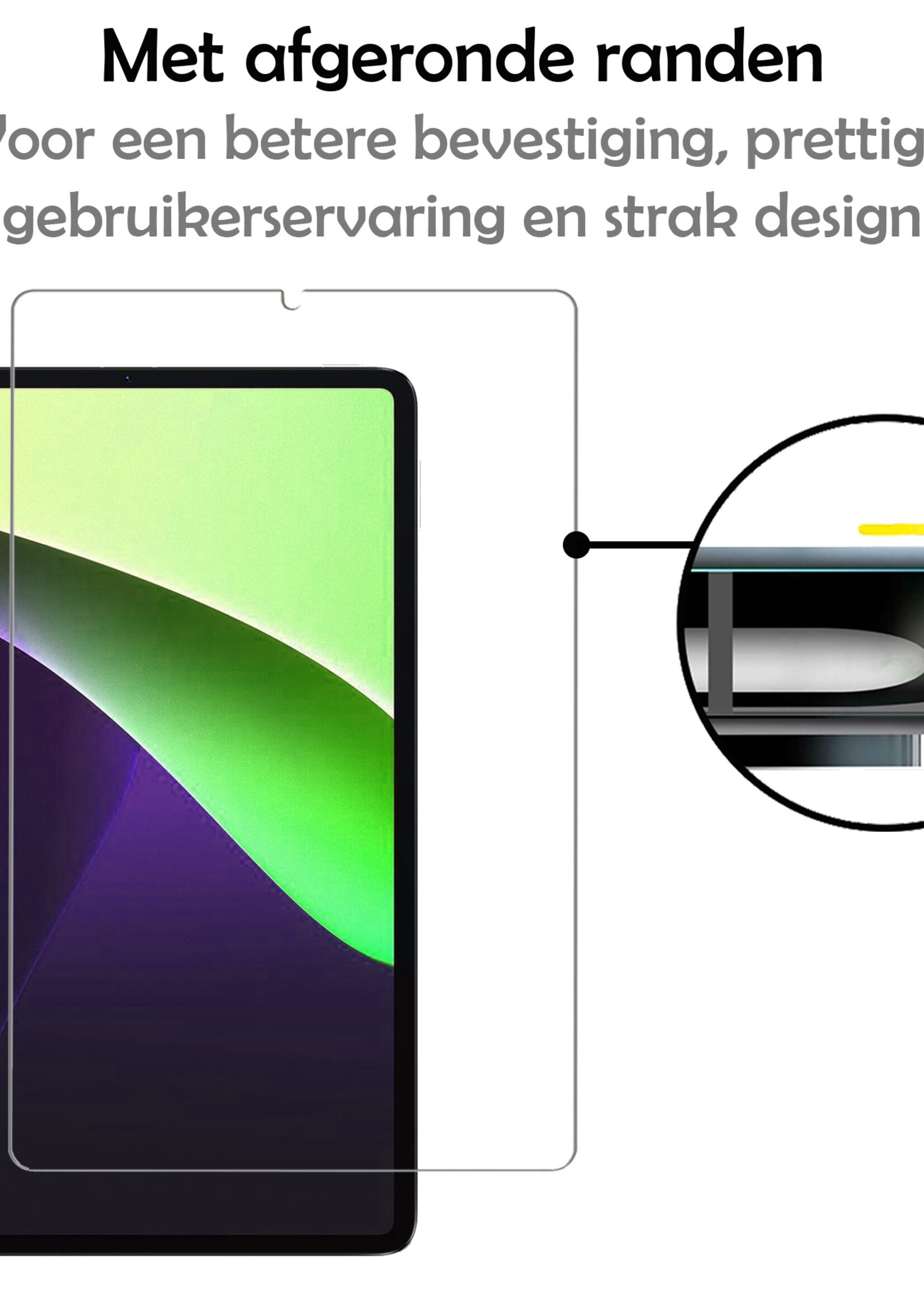 LUQ Screenprotector Geschikt voor Xiaomi Pad 5 Screenprotector Bescherm Glas Tempered Glass Screen Protector - Screen Protector Geschikt voor Xiaomi Pad 5 Screenprotector - 3 Stuks