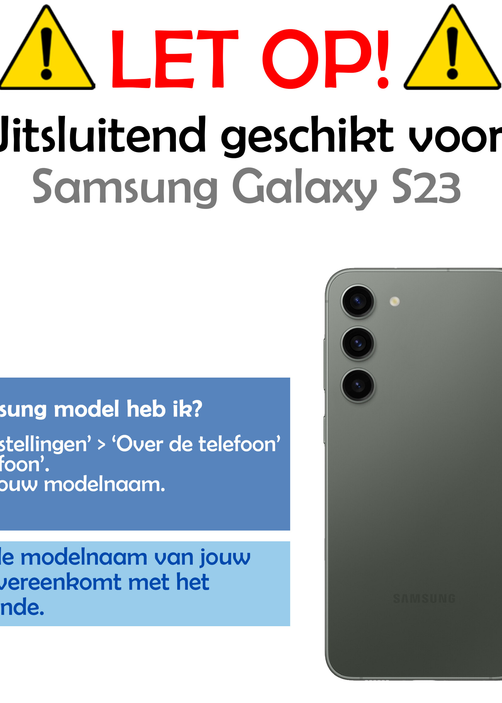 LUQ Screenprotector Geschikt voor Samsung S23 Screenprotector Volledig - Screenprotector Geschikt voor Samsung Galaxy S23 Screenprotector Bescherm Glas