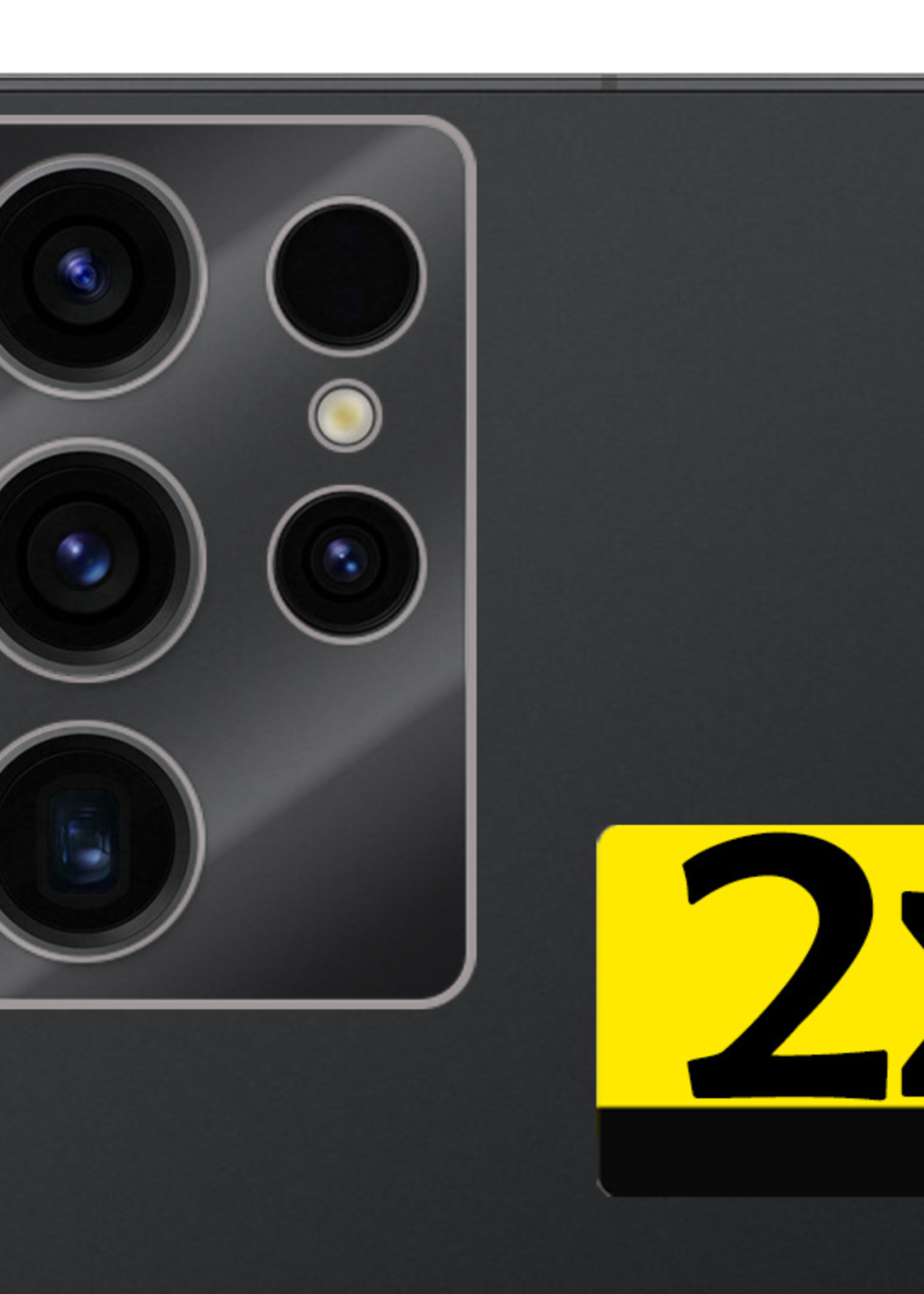 LUQ Screenprotector Geschikt voor Samsung S23 Ultra Camera Screenprotector Tempered Glass - Screenprotector Geschikt voor Samsung Galaxy S23 Ultra Screenprotector Camera Screenprotector - 2 Stuks