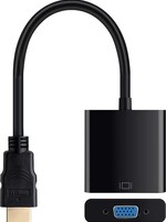 LUQ LUQ HDMI Male naar VGA female Adapter Converter - Zwart