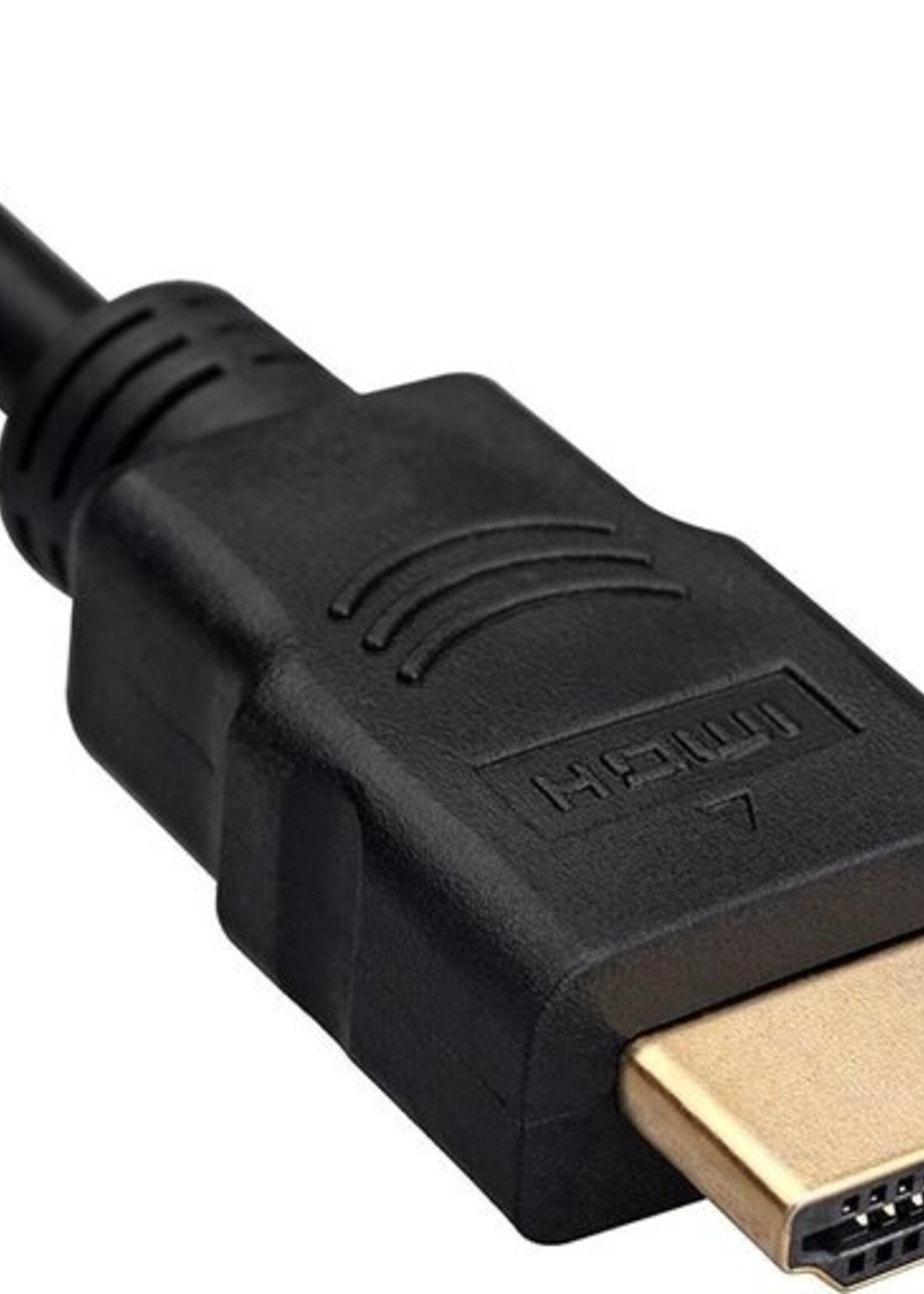 LUQ HDMI naar VGA Adapter Kabel Omvormer HDMI VGA Converter 1080p - Zwart