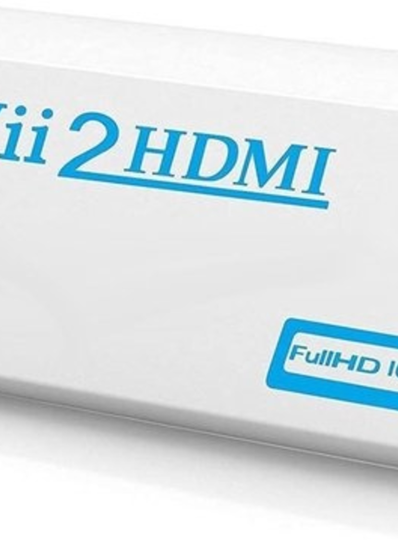 LUQ Wii naar HDMI Adapter Converter 1080p Full HD Kwaliteit - Wit
