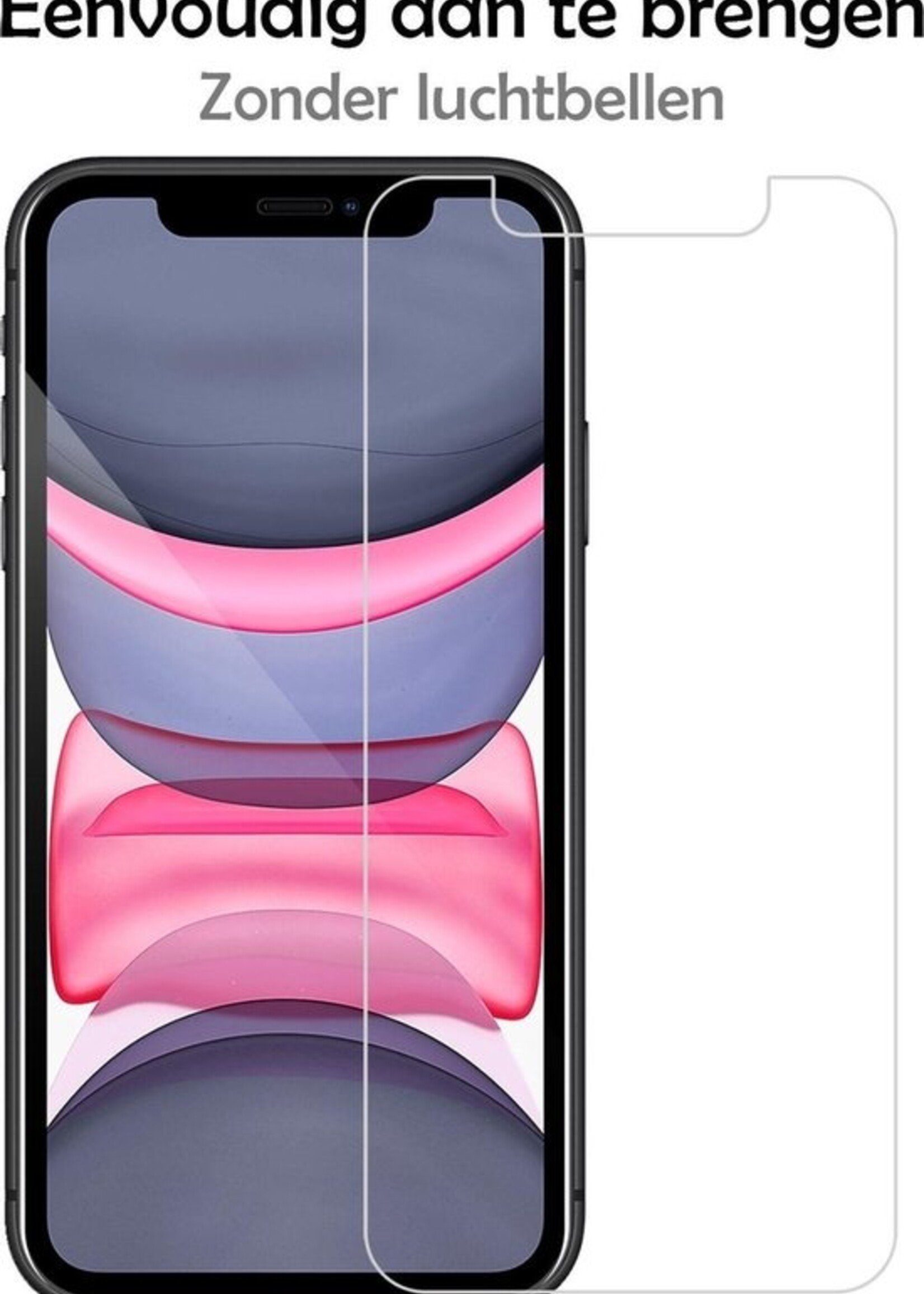 LUQ Screenprotector Geschikt voor iPhone 11 Screenprotector Beschermglas Gehard Glas - Screenprotector Geschikt voor iPhone 11 Screenprotector Glas