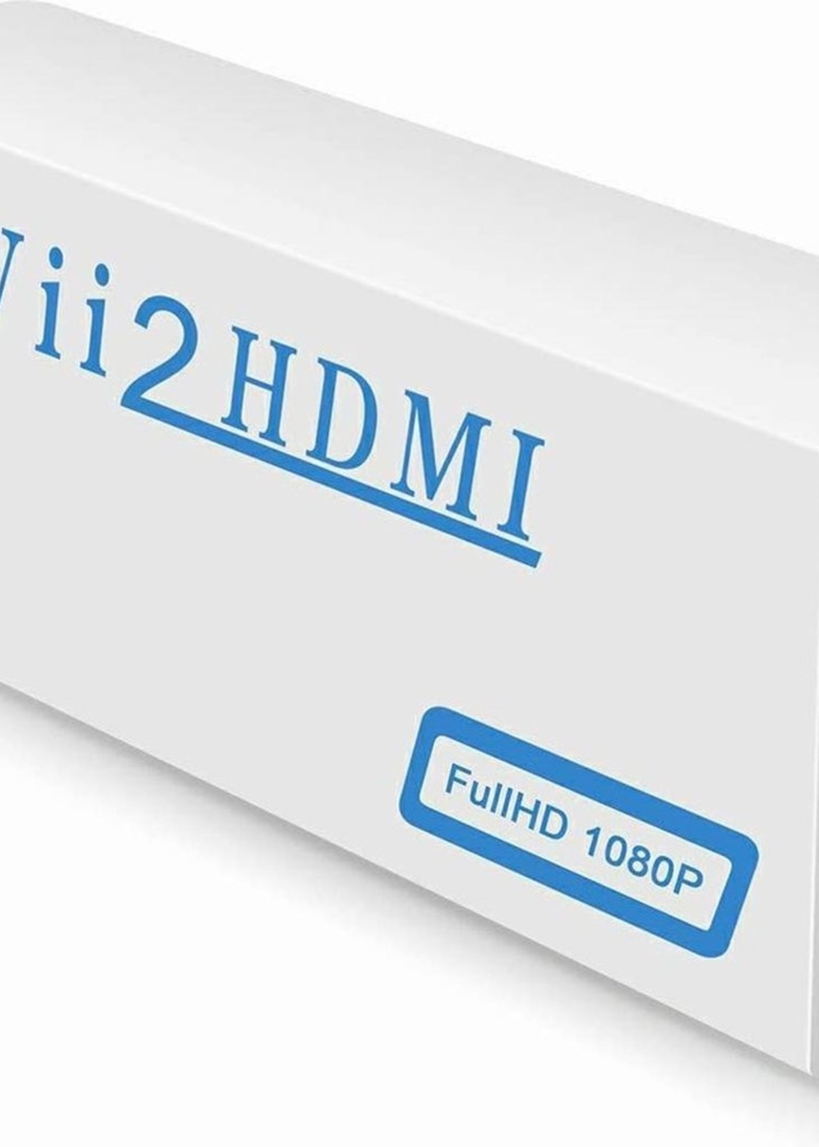 LUQ Wii naar HDMI Adapter Converter 1080p Full HD Kwaliteit - Wit