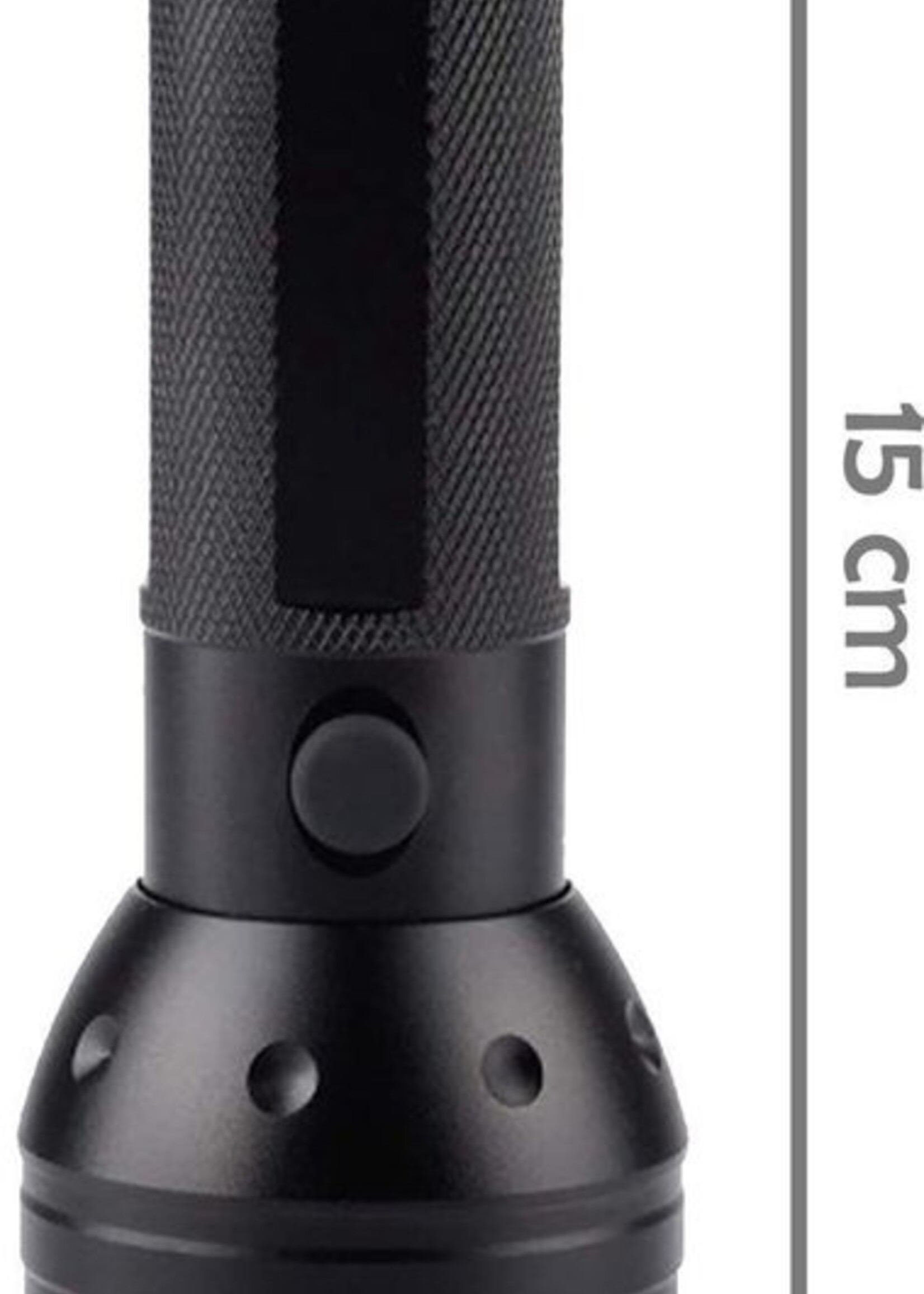 LUQ UV Zaklamp Urine Detector Ultraviolet Light UV Lamp Led Blacklight Aluminium Met Batterijen - Zwart