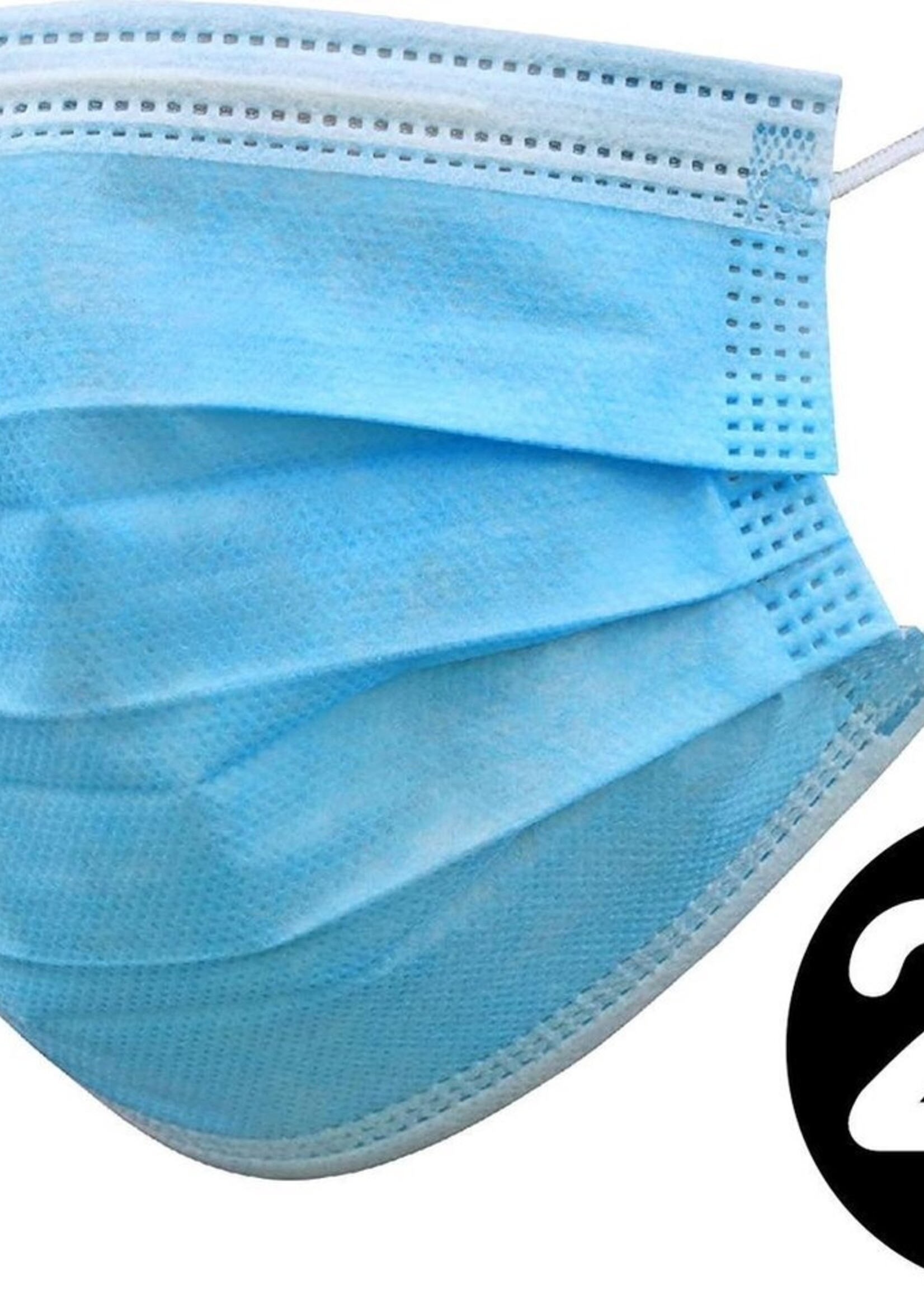 LUQ Mondkapje Wegwerp Mondkapjes Mondmasker Niet Medisch - 2 Stuks