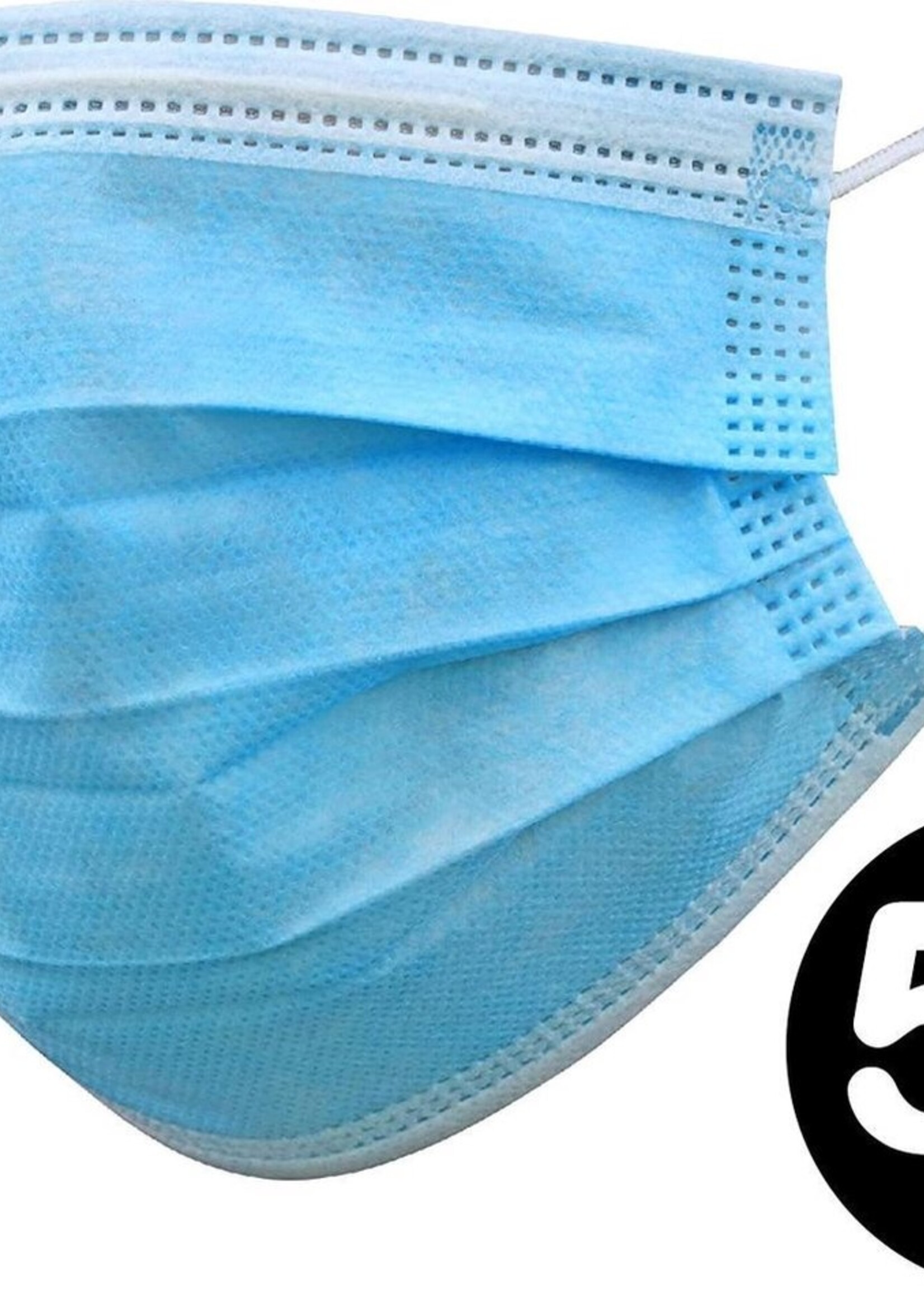 LUQ Mondkapje Wegwerp Mondkapjes Mondmasker Niet Medisch - 5 Stuks