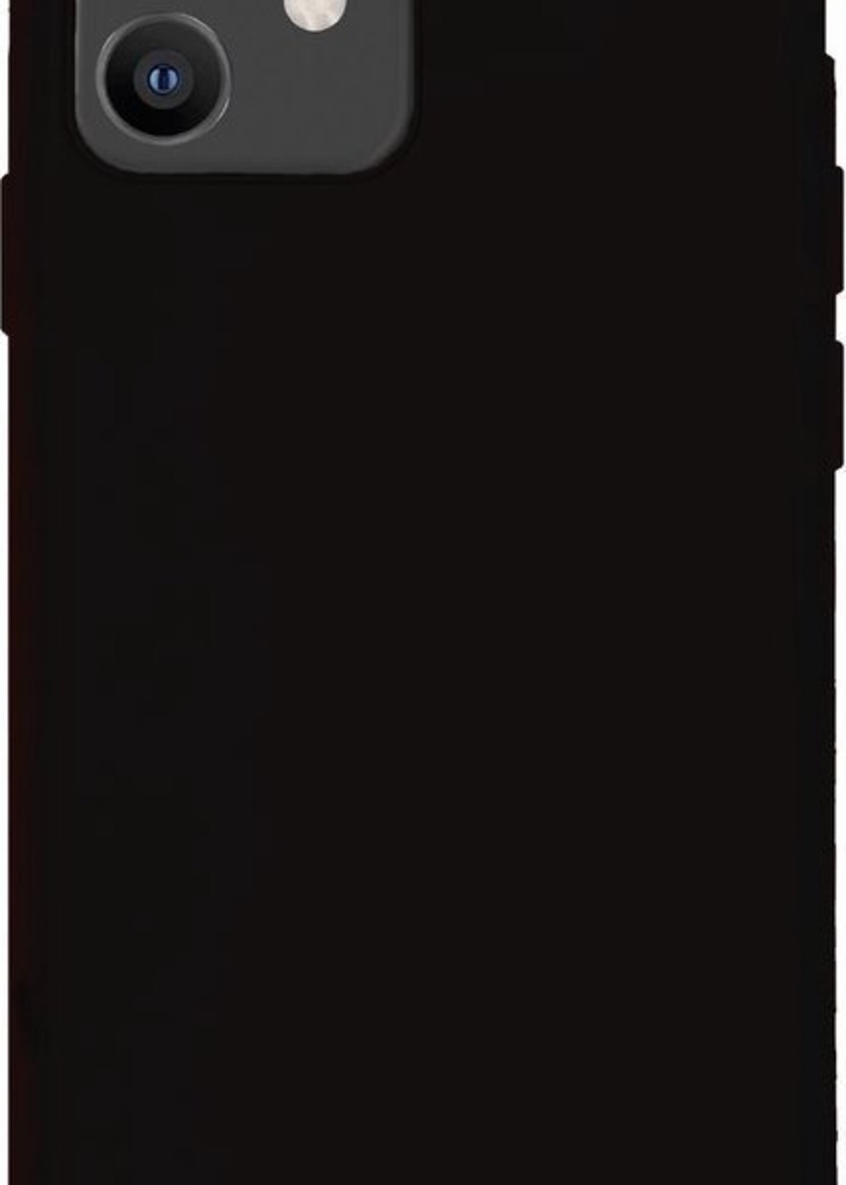 LUQ Hoesje Geschikt voor iPhone 11 Hoesje Siliconen Case - Hoes Geschikt voor iPhone 11 Hoes Siliconen - Zwart