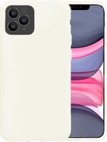 LUQ LUQ iPhone 11 Pro Siliconen Hoesje - Wit